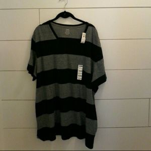 Old Navy V-Neck soft-washed ultra-doux striped XXL